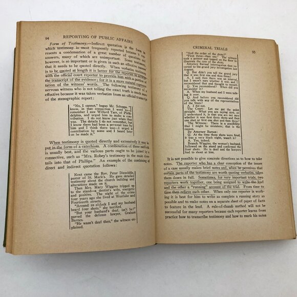 Newspaper Reporting of Public Affairs Chilton Bush Appleton Hardcover 1940 - Picture 7 of 9